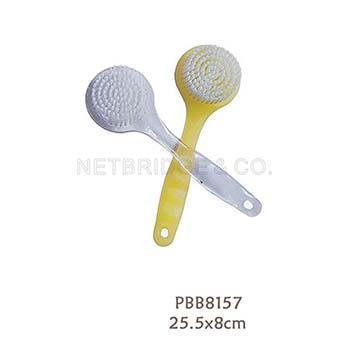 PBB8157,Colorful Short Handle Plastic Brush,Body Brush