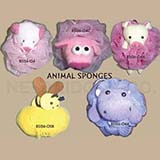 Animal Bath Sponge-Bath Puff, BS136-04-06