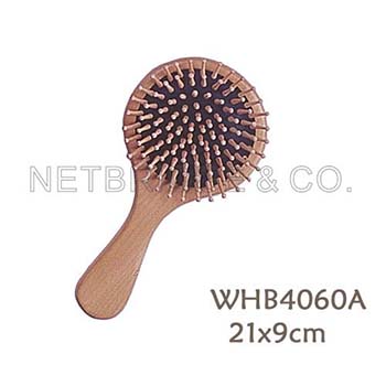 Wood Hair Brush, WHB4060A