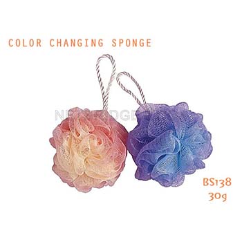 Color Changing Bath Puff, BS138