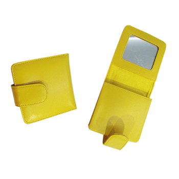 Yellow Coin Purse,Pocket Mirror
