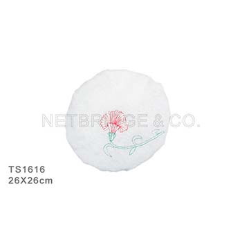 Shower Cap with Flower Embroidery, TS1616