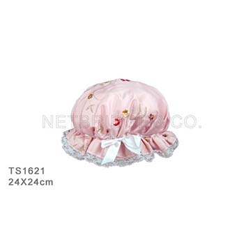 Pink Dress Shower Cap/ Sleep Cap, Sleep Caps TS1621