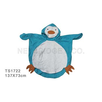 Penguin Children&#x27;s Bathrobe/ Hooded Towel, TS1722