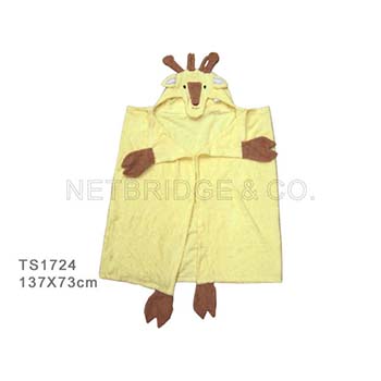 Goat Children's Bathrobe/ Hooded Towel, TS1724