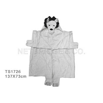 Lion Children&#x27;s Bathrobe/ Hooded Towel, TS1726