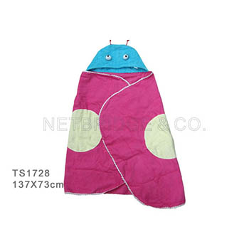 Bug Children's Bathrobe/ Hooded Towel, TS1728