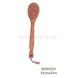 Natural Long Handle Boar Bristle Brush, WBB4131